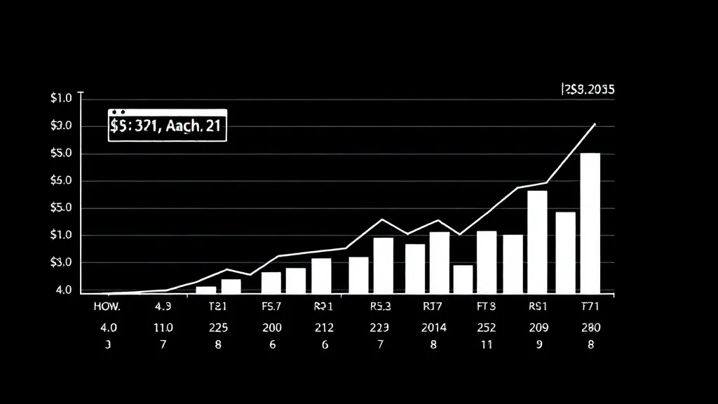 A minimalist, high-contrast black and white technical chart